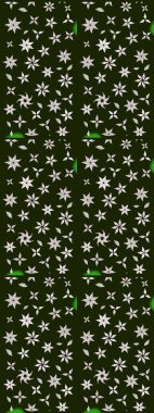 Gri çiçekli eskiz deseni, suluboya çiçek deseni, sevimli çiçek, duvar kağıdı, kart ya da kumaş için fayanslı. Raster - stok.