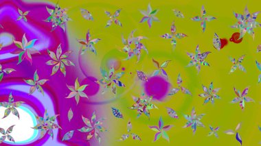 Çiçek arkaplan. Güzel kumaş deseni. Çizim raster deseni.