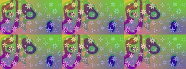 Çiçeğin suluboya çizimlerinin mükemmel deseni. Raster illüstrasyonu. Dekorasyon ve tasarım için güzel bir desen. Eski model. Suluboya çizim kalıbı. Moda yazdırma.