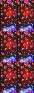 Klasik çiçek desenli. Paketleme, tekstil, duvar kâğıdı için çiçek eskizi. Yumuşak pamuk tasarımı. Yumuşak fayans. Raster taze dokusu.