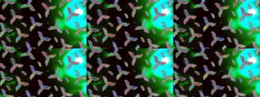 Mandalas 'ın dekoratif dokusu. Raster illüstrasyonu. Lace Snowflakes 'in etnik kökü. Stilize Çiçekler. Kumaş veya Duvar Kağıdı Tasarımı. Tekstil için Lacy Fashion Print. Halk Biçimi.