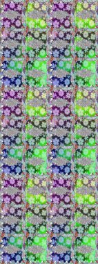 Raster illüstrasyonu. Klasik çiçek tasarımı elementleri. Tarafsız kıvırcık çiçekler nötr renklerde şekillenir.