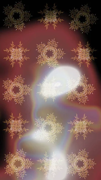 Kapak, poster, tişört ya da dövme için şablon. Kış boyama sayfaları yetişkin Sanat Terapisi için. Elle çizilmiş antistress kar tanesi. Raster illüstrasyon.