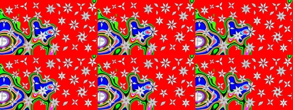 Sabıka fotoğraflarında, bebek kıyafetlerinde, duvar kâğıtlarında, paket kutularında falan kullanılabilir. Raster. Zarif, parlak ve eskiz kırmızı ve nötr çiçek deseni tasarımı.