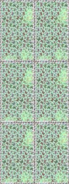 Elle çizilmiş sevimli, kızsı, pürüzsüz bir şekil. Tekrarlanan kelebekler. Sonsuz. Çizim, karalama, karalama. Raster illüstrasyonu.