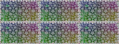 Renklerde çiçek yok. Çiçek deseni. Raster illüstrasyonu. Şatafatlı bahar bahçesi dokusu. Renkli çiçekler.