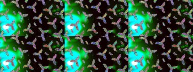 Mandalas 'ın dekoratif dokusu. Raster illüstrasyonu. Lace Snowflakes 'in etnik kökü. Stilize Çiçekler. Kumaş veya Duvar Kağıdı Tasarımı. Tekstil için Lacy Fashion Print. Halk Biçimi.