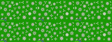 Raster illüstrasyonu. Robot resim. Küçük çiçekte sevimli çiçek deseni var..