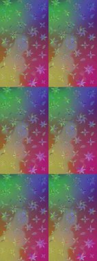 Güzel suluboya yaz çiçekleri deseni..