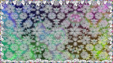 Kusursuz. Küçük çiçekteki sevimli çiçek deseni. Raster illüstrasyonu.