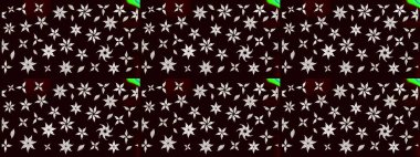 Raster deseni. Siyah el çizimi desen. Sanat, çiçeklere ilham verir ve arka plan bırakır. Karalama çiçekleri çizim deseni.