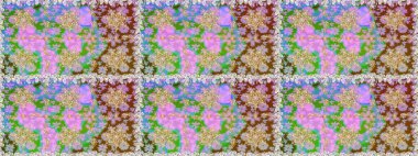 Şam, tasarım için kusursuz desen. Tarafsız ve yeşil renklerde altın elementli pürüzsüz desen.