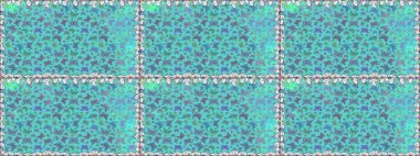 Raster. Kelebek desenli maviler. Kusursuz. Kumaş, kağıt, ambalaj kağıdı ve duvar kağıdı tasarımı için mükemmel bir arkaplan.