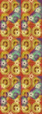 Güzel süs eşyası. Kar tanesi süsü Raster illüstrasyonu. Sarı, turuncu ve kahverengi renkli kar tanesi süsü. Kar taneleri izole edildi.