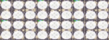 Tarafsız, gri ve bej renklerde şirin soyut kar taneleri raster tasarımı. Yeni yıl kar tanesi. Düz kar karalama ikonları, kar taneleri silueti Noel afişi için, kartlar.