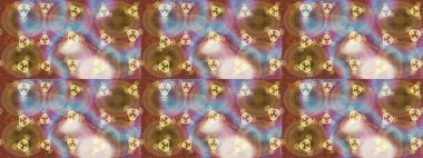 Renkli arka planda izole tatlı kar taneleri. Kar tanesi raster deseni. Altın renkli kar taneleri. Raster illüstrasyonu.