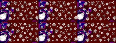 Güzel kumaş deseni. Raster suluboya çiçek deseni, narin çiçekler, kırmızı ve nötr çiçekler, tebrik kartı şablonu.