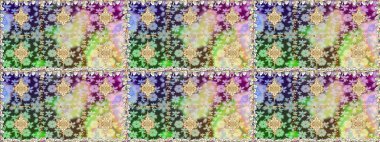 Raster klasik barok çiçeksiz altın desenli. Lüks, kraliyet ve Viktorya dönemi konsepti. Süslü dekorasyon. Altın elementlerle nötr renklerde altın desen.