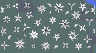 Güzel kumaş deseni. Raster suluboya deseni, narin çiçekler, tarafsız çiçekler, tebrik kartı şablonu..