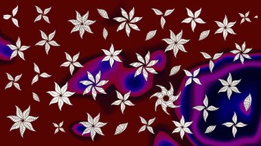 Eskiz Vintage Çiçek Deseni. Raster Kalça dokusu deseni.