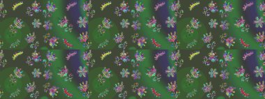 Retro tarzı, kış elementleri. Son moda kar taneleri ve elementler onun kartlarını gösteriyor. Kar taneleri tasarımı. Modern soyut tasarım posteri, kapak, yeşil, mor ve mavi renkli kart tasarımı.