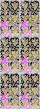 Duvar kâğıdı barok, İspanyol kumaşı. Gri ve nötr renklerde grafiksel modern kusursuz desen. Kusursuz çiçek deseni. Kusursuz raster arkaplanı.