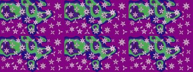 Küçük renkli çiçekler. Çiçekli bahar çiçekleri. Küçük çiçekte güzel bir desen. Moda baskıları için zarif bir şablon. Motley illüstrasyonu. Çizim.