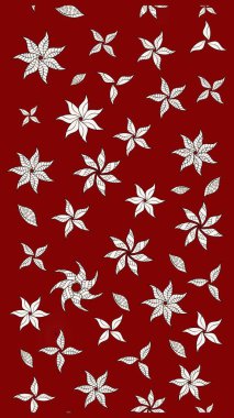 Çiçekli eskiz arkaplanı. Çocuk stili. Renkli Bahar Teması eskiz kalıbı. Düz Çiçek Elementleri Tasarımı.