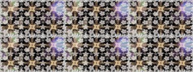 Fantezi çiçekli kusursuz desen, doğal duvar kağıdı, çiçek desenli kıvrım çizimi. Ev dekoru. Paisley el çizimi elementler.