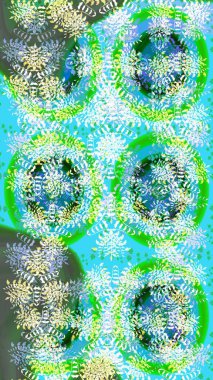 Çizgi çizimi kalıbı. Şirin çiçekler. Raster Moda kumaş deseni.