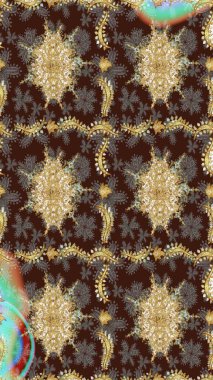 Küçük bir alan derinliği. Patina. Oyma. Eskiz öğesi ahşap oyma. Lüks mobilyalar. Altın kaplamalı kahverengi zemin. Klasik mobilya tarzı. Kahverengi renkli ve altın elementli desen.