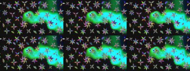 Gri ve yeşil renkli güzel çiçekli çizim deseni, suluboya çiçek deseni, duvar kağıdı, kart ya da kumaş için fayanslı. Raster..