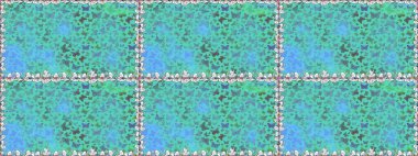 Bahar Kelebeği teması. Çizim, karalama, karalama. Sonsuz. Giysi kumaşı için böcek dokusu parçası tekrarlanıyor. Raster illüstrasyonu. Yeşilde, kusursuz kelebek örtüsü var..