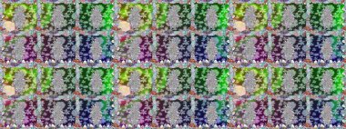 Raster resim. Sorunsuz. Sevimli çiçek desenli küçük çiçek.