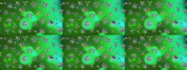 Hoş bir çiçek geçmişi var. Küçük bir çiçekte eskiz deseni. Güzel kumaş deseni. Raster illüstrasyonu.