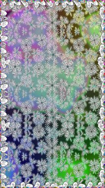 Küçük çiçekteki sevimli çiçek deseni. Gri renkli çiçekler.