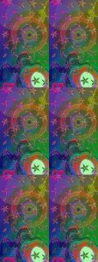 Fantezi çiçekli eskiz deseni, doğal duvar kağıdı, çiçek desenli kıvrım çizimi. Paisley el çizimi elementler. Ev dekoru.