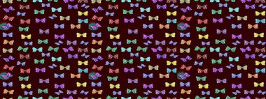 Kızlar, erkekler, elbiseler, duvar kağıtları için soyut çizim kalıbı. Kelebek, kanat, neon renkli yaratıcı raster arka plan. Tekstil ve kumaş için komik kelebek deseni. Moda tarzı.