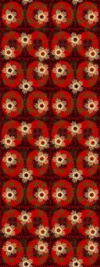 Bahar çiçekleriyle güzel bir çiçek deseni çizmişsin. Raster illüstrasyonu. Güzel kumaş deseni.