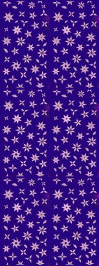 Şirin çiçekler. Raster Moda kumaş deseni. Çizgi çizimi deseni.