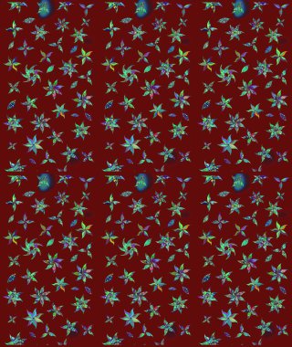 Sketch pattern with fantasy flowers, natural wallpaper, floral decoration curl illustration. Home decor. Paisley print hand drawn elements.