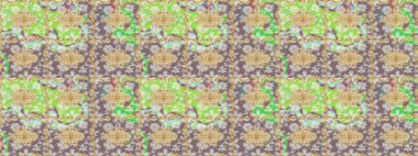 Damask çizimi tekrarlanıyor. Antika altın tekrarlanabilir duvar kağıdı. Barok tarzında altın çiçekli süs. Tarafsız renklerde altın element.