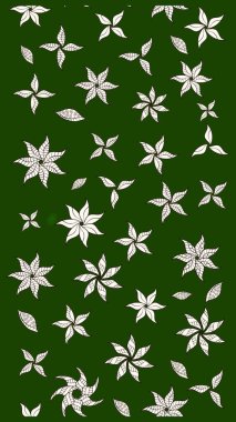 Çiçekli zambakların eskiz geçmişi. Parlak çiçekli kolaj çiçekleri yeşil ve nötr. Çiçek tasarımı için inanılmaz kolaj cennet tarzı..