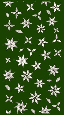 Çiçekli zambakların eskiz geçmişi. Parlak çiçekli kolaj çiçekleri yeşil ve nötr. Çiçek tasarımı için inanılmaz kolaj cennet tarzı..