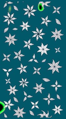 Yumuşak, mavi renkte yaz çiçekleri. Raster deseni. Raster illüstrasyonu. Küçük çiçekte sevimli çiçek deseni var..