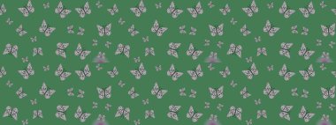 Kelebekli soyut çiçek arkaplanı çiz. Moda Kumaşı Tasarımı. Çizim, karalama, karalama. Sonsuz. Raster..