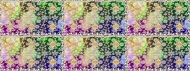 Raster klasik barok çiçeksiz altın desenli. Lüks, kraliyet ve Viktorya dönemi konsepti. Süslü dekorasyon. Altın elementlerle nötr renklerde altın desen.