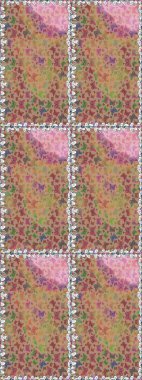 Raster illüstrasyonu. Rastgele bej ve nötr kelebekler şirin desenler. Kelebek bej ve nötr arka planda. Kusursuz. Davet, kart, yazdırma için basit kadınsı desen.