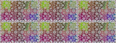 Raster illüstrasyonu. Tarafsız renklerde. Çiçekli güzel suluboya desen.