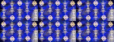 Raster illüstrasyonu. Kar taneleri arka planda. Kar taneleri deseni. Kar tanesi süsleme deseni. Arkaplanda soyut kar taneleri izole edilmiş düz tasarım.